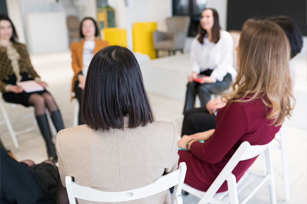 group during an intervention